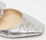 Jimmy Choo Pre-owned Fabric sandals Gray Dames - Thumbnail 5