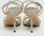 Jimmy Choo Pre-owned Fabric sandals Gray Dames - Thumbnail 3