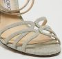 Jimmy Choo Pre-owned Fabric sandals Gray Dames - Thumbnail 5