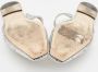 Jimmy Choo Pre-owned Fabric sandals Gray Dames - Thumbnail 4