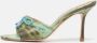 Jimmy Choo Pre-owned Fabric sandals Green Dames - Thumbnail 2