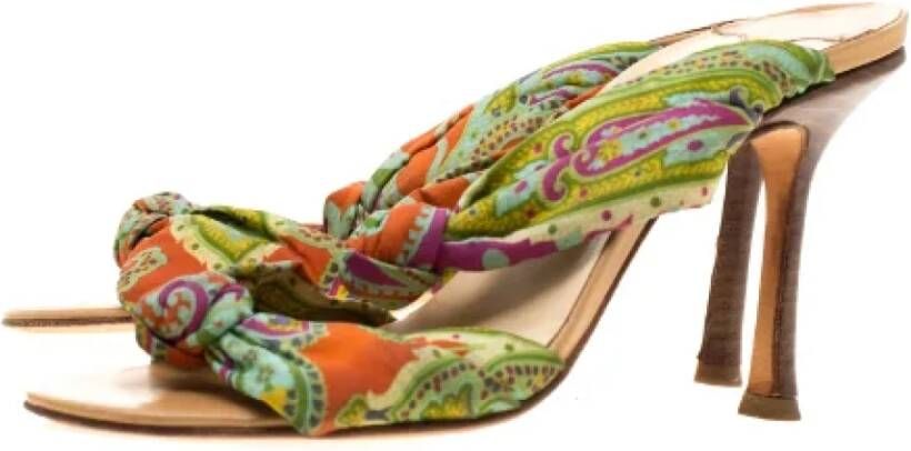 Jimmy Choo Pre-owned Fabric sandals Multicolor Dames