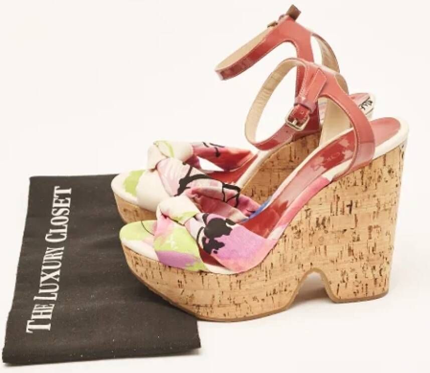 Jimmy Choo Pre-owned Fabric sandals Multicolor Dames