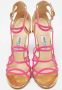 Jimmy Choo Pre-owned Fabric sandals Pink Dames - Thumbnail 3