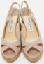 Jimmy Choo Pre-owned Fabric sandals Pink Dames - Thumbnail 3