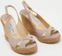 Jimmy Choo Pre-owned Fabric sandals Pink Dames - Thumbnail 4