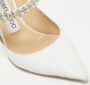 Jimmy Choo Pre-owned Fabric sandals White Dames - Thumbnail 6