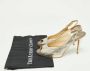 Jimmy Choo Pre-owned Fabric sandals Yellow Dames - Thumbnail 9