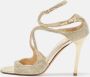 Jimmy Choo Pre-owned Fabric sandals Yellow Dames - Thumbnail 2