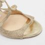 Jimmy Choo Pre-owned Fabric sandals Yellow Dames - Thumbnail 7