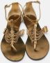 Jimmy Choo Pre-owned Fabric sandals Yellow Dames - Thumbnail 3