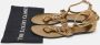 Jimmy Choo Pre-owned Fabric sandals Yellow Dames - Thumbnail 8