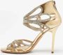 Jimmy Choo Pre-owned Fabric sandals Yellow Dames - Thumbnail 2