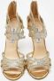 Jimmy Choo Pre-owned Fabric sandals Yellow Dames - Thumbnail 3