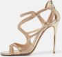 Jimmy Choo Pre-owned Fabric sandals Yellow Dames - Thumbnail 2