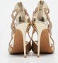 Jimmy Choo Pre-owned Fabric sandals Yellow Dames - Thumbnail 5