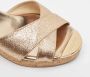 Jimmy Choo Pre-owned Fabric sandals Yellow Dames - Thumbnail 7