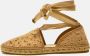 Jimmy Choo Pre-owned Lace flats Beige Dames - Thumbnail 2