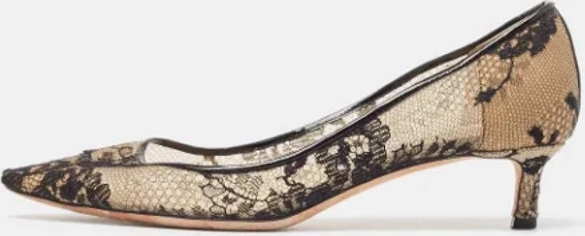 Jimmy Choo Pre-owned Lace heels Black Dames