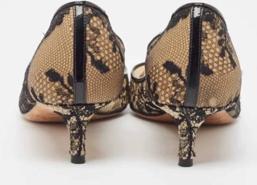 Jimmy Choo Pre-owned Lace heels Black Dames