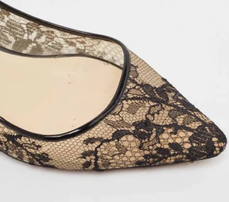 Jimmy Choo Pre-owned Lace heels Black Dames