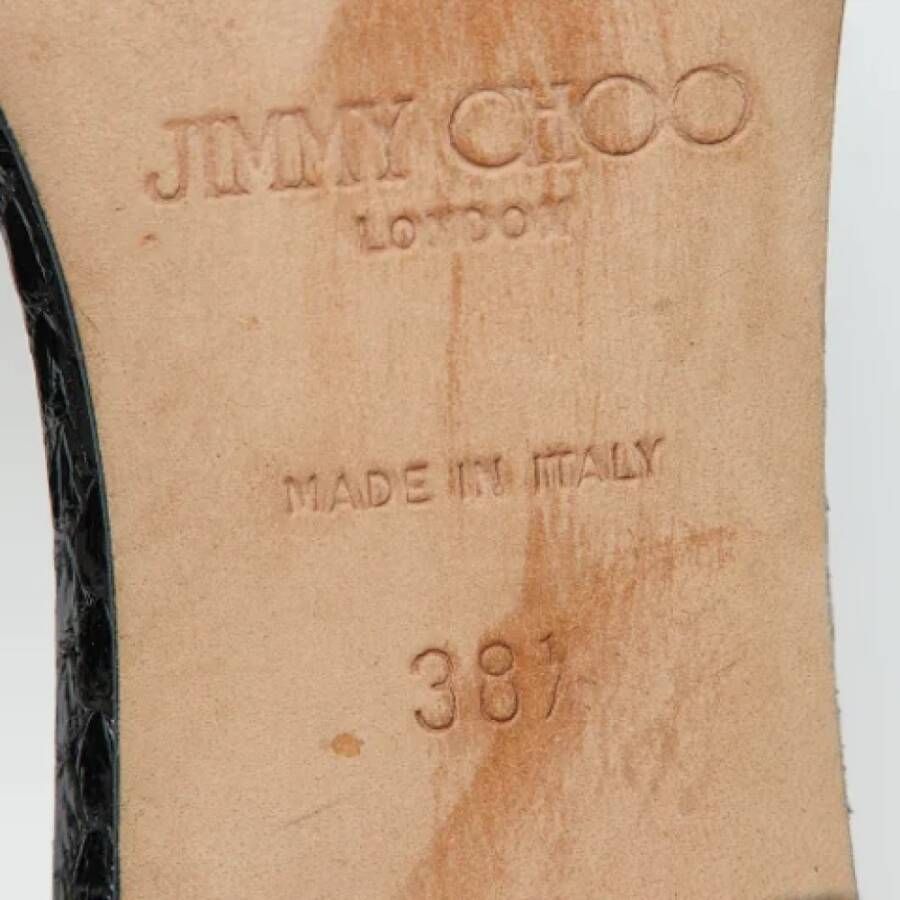 Jimmy Choo Pre-owned Lace heels Black Dames