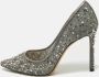 Jimmy Choo Pre-owned Lace heels Gray Dames - Thumbnail 2