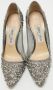 Jimmy Choo Pre-owned Lace heels Gray Dames - Thumbnail 3