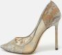 Jimmy Choo Pre-owned Lace heels Gray Dames - Thumbnail 2