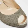 Jimmy Choo Pre-owned Lace sandals Gray Dames - Thumbnail 8