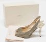 Jimmy Choo Pre-owned Lace sandals Gray Dames - Thumbnail 9