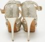 Jimmy Choo Pre-owned Lace sandals Yellow Dames - Thumbnail 5