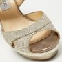 Jimmy Choo Pre-owned Lace sandals Yellow Dames - Thumbnail 8