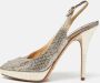 Jimmy Choo Pre-owned Lace sandals Yellow Dames - Thumbnail 2