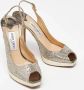 Jimmy Choo Pre-owned Lace sandals Yellow Dames - Thumbnail 4