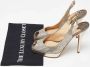 Jimmy Choo Pre-owned Lace sandals Yellow Dames - Thumbnail 9