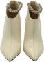 Jimmy Choo Pre-owned Leather boots Beige Dames - Thumbnail 3