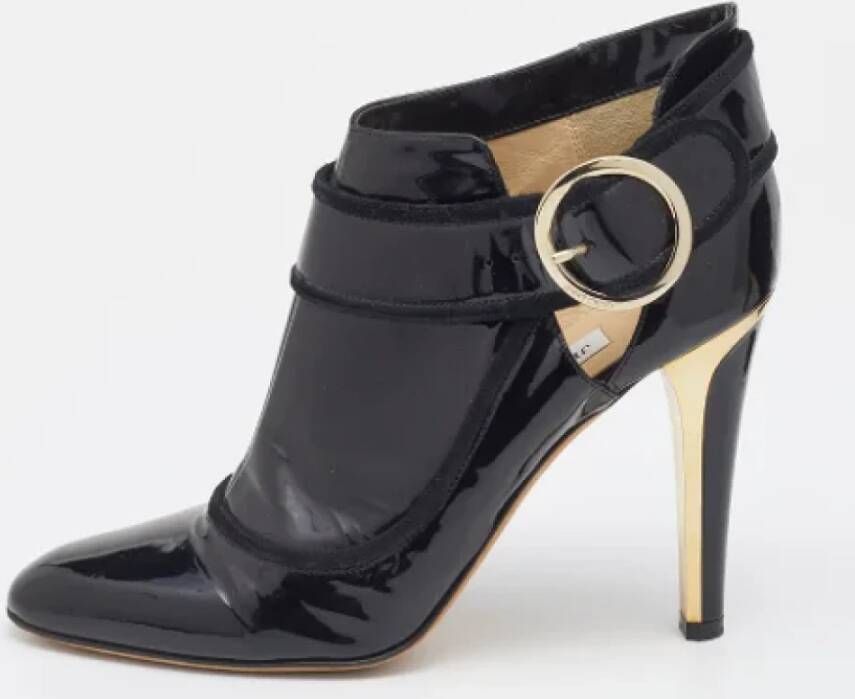 Jimmy Choo Pre-owned Leather boots Black Dames