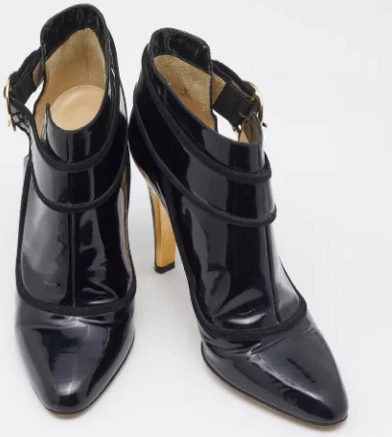 Jimmy Choo Pre-owned Leather boots Black Dames