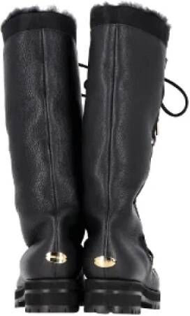 Jimmy Choo Pre-owned Leather boots Black Dames