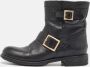 Jimmy Choo Pre-owned Leather boots Black Dames - Thumbnail 2