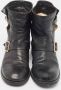 Jimmy Choo Pre-owned Leather boots Black Dames - Thumbnail 3