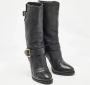 Jimmy Choo Pre-owned Leather boots Black Dames - Thumbnail 4