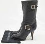 Jimmy Choo Pre-owned Leather boots Black Dames - Thumbnail 8