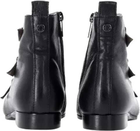 Jimmy Choo Pre-owned Leather boots Black Dames