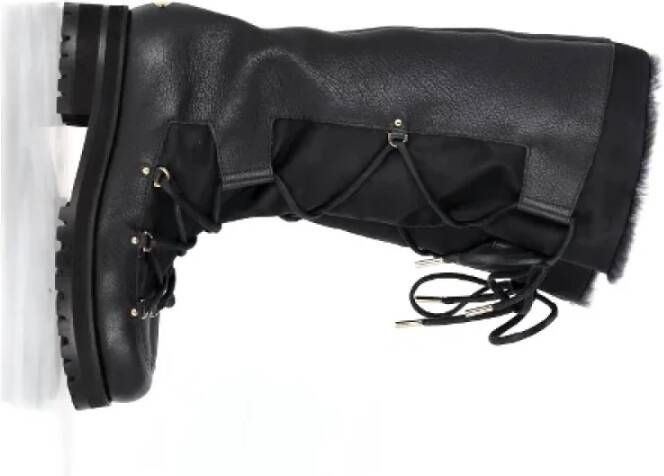 Jimmy Choo Pre-owned Leather boots Black Dames