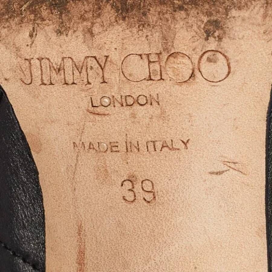 Jimmy Choo Pre-owned Leather boots Black Dames