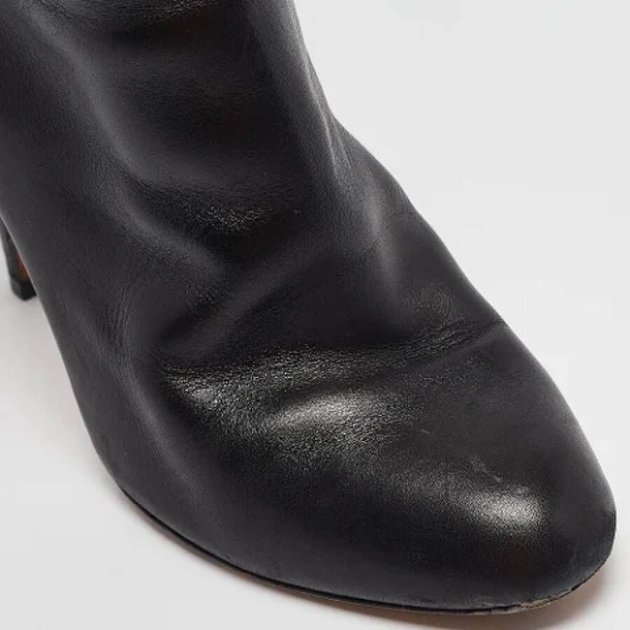 Jimmy Choo Pre-owned Leather boots Black Dames