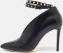 Jimmy Choo Pre-owned Leather boots Black Dames - Thumbnail 2