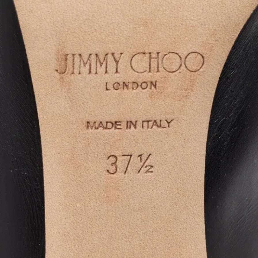 Jimmy Choo Pre-owned Leather boots Black Dames